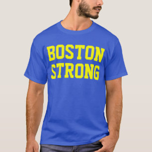 Boston strong blauw geel t-shirt