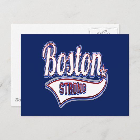 Boston Strong Briefkaart (Voorkant / Achterkant)