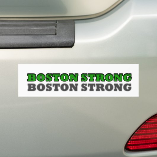 Boston Strong Bumpersticker (Op auto)