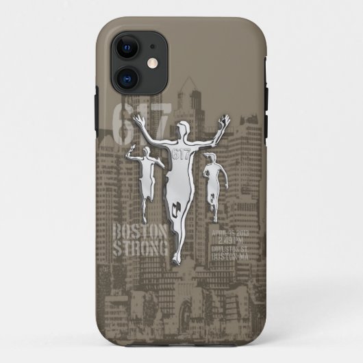BOSTON STRONG CITY-stijl Case-Mate iPhone Case (Achterkant)