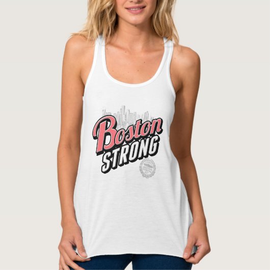 BOSTON STRONG CITY TANKTOP (Voorkant)