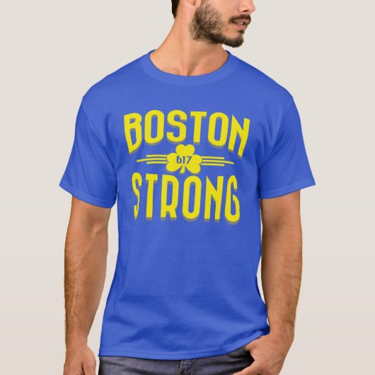 Boston Strong Deco Shamrock T-shirt (Voorkant)