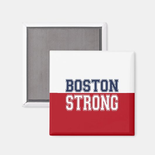 Boston STRONG Gift Magneet (Voorkant / Achterkant)