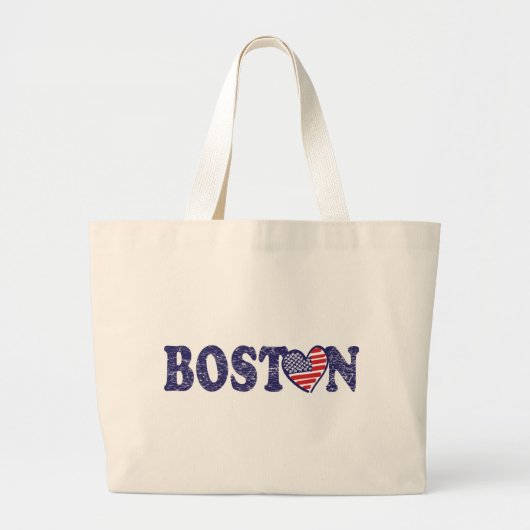 Boston Strong Grote Tote Bag (Voorkant)