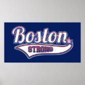 Boston Strong Hockey Style Poster (Voorkant)