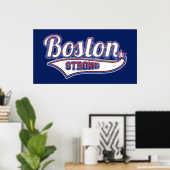 Boston Strong Hockey Style Poster (Thuiskantoor)