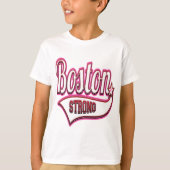 Boston Strong in Pink T-shirt (Voorkant)