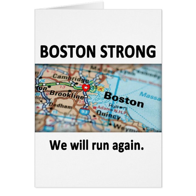 Boston Strong Map (Voorkant)
