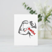Boston Strong Muscle Briefkaart (Staand voorkant)