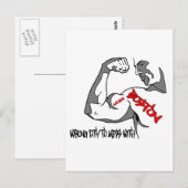 Boston Strong Muscle Briefkaart (Voorkant / Achterkant)