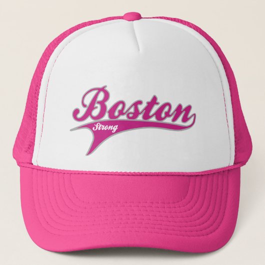 BOSTON STRONG Pink Ballpark Pet (Voorkant)