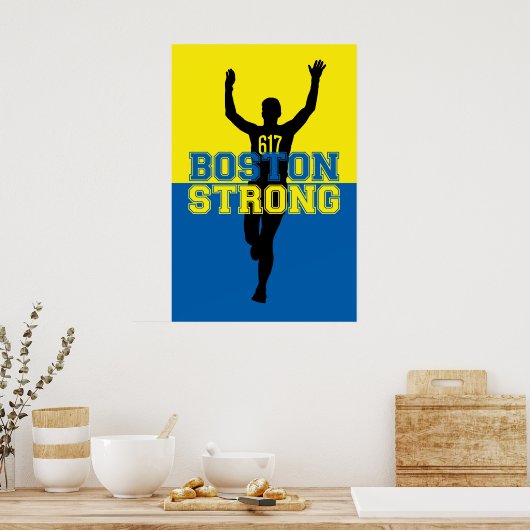 Boston Strong Poster (Keuken)