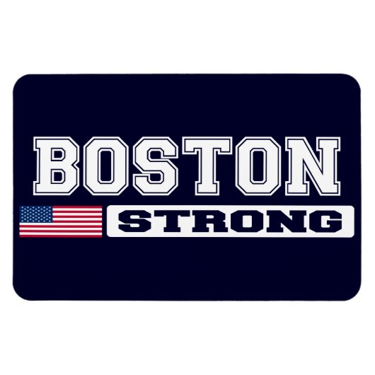 BOSTON STRONG Premium Flexi Magnet Magneet (Horizontaal)