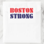 boston strong rechthoekige sticker (Tas)