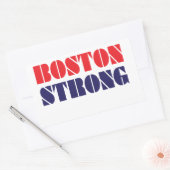 boston strong rechthoekige sticker (Envelop)