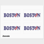 Boston Strong Rechthoekige Sticker (Vel)