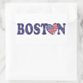 Boston Strong Rechthoekige Sticker (Tas)
