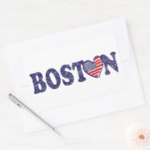 Boston Strong Rechthoekige Sticker (Envelop)