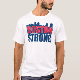 Boston Strong Red en Blue T-shirt