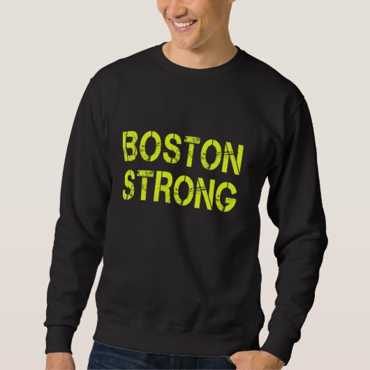 Boston Strong Retro Mannen vrouwen Trui (Voorkant)