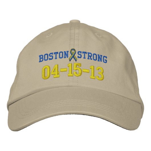 Boston Strong Ribbon 04-15-13 Embroidery Pet (Voorkant)