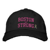 Boston Strong Ribbon Edition Geborduurde Pet (Voorkant)