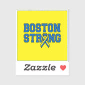 Boston Strong Ribbon Remembrance Sticker (Vel)