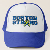 Boston Strong Ribbon Style Graphic Trucker Pet (Voorkant)