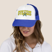 Boston Strong Ribbon Style Graphic Trucker Pet (In situ)
