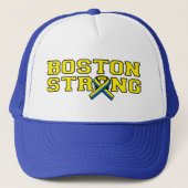 Boston Strong Ribbon Style Graphic Trucker Pet (Voorkant)