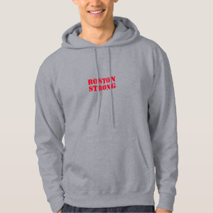"Boston Strong" rode letters Hoodie Sweatshirt