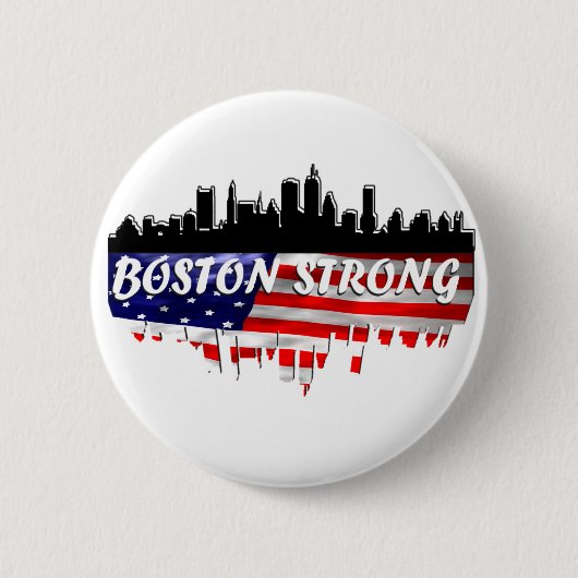 Boston Strong Ronde Button 5,7 Cm (Voorkant)