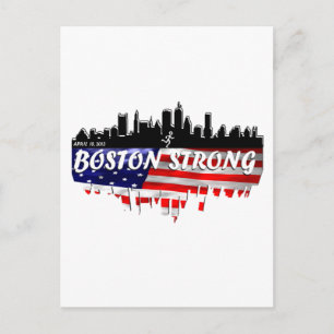 Boston Strong Run Briefkaart