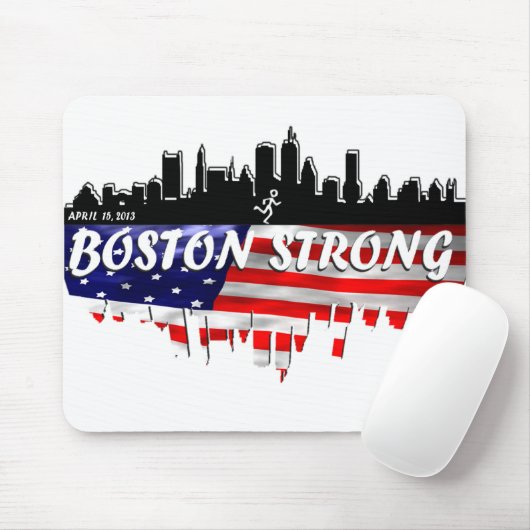 Boston Strong Run Muismat (Met muis)