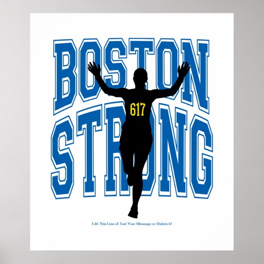 Boston Strong Runner Poster (Voorkant)