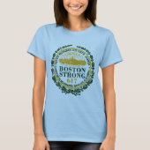 Boston Strong Seal Grunge T-shirt (Voorkant)