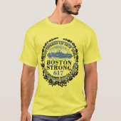 Boston Strong Seal Grunge T-shirt (Voorkant)
