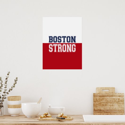 Boston Strong Spirit Decor Poster (Keuken)