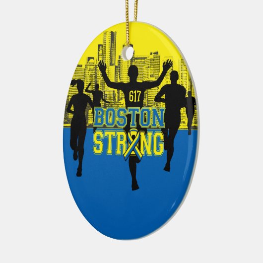 Boston Strong Spirit Keramisch Ornament (Links)