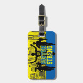Boston Strong Spirit Silhouettes Bagagelabel (Voorkant verticaal)
