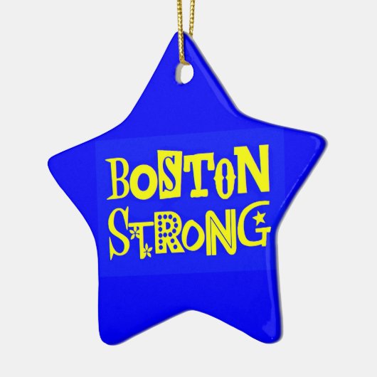 Boston Strong Star Ornament (Links)