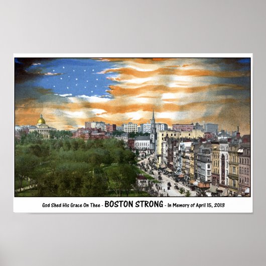 Boston Strong - ter nagedachtenis van 15 april 201 Poster (Voorkant)