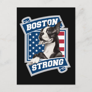 BOSTON STRONG TERRIER BRIEFKAART