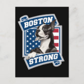BOSTON STRONG TERRIER BRIEFKAART (Voorkant)
