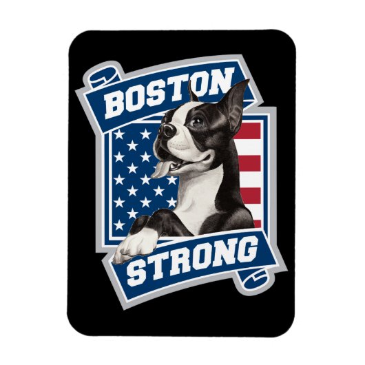 BOSTON STRONG TERRIËR crest stijl Magneet (Verticaal)