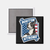 BOSTON STRONG TERRIER MAGNEET (Voorkant / Achterkant)