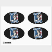 BOSTON STRONG TERRIER OVALE STICKER (Vel)