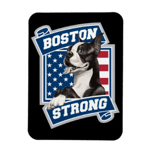BOSTON STRONG TERRIER, stijl Magneet