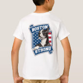 BOSTON STRONG TERRIER, stijl T-shirt (Achterkant)