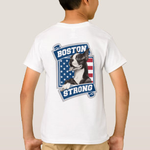BOSTON STRONG TERRIER, stijl T-shirt